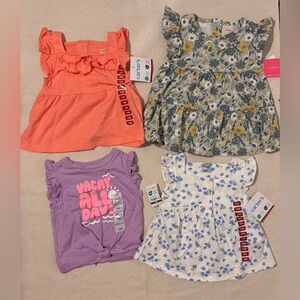 NWT Assorted 18M Baby Girl Tops